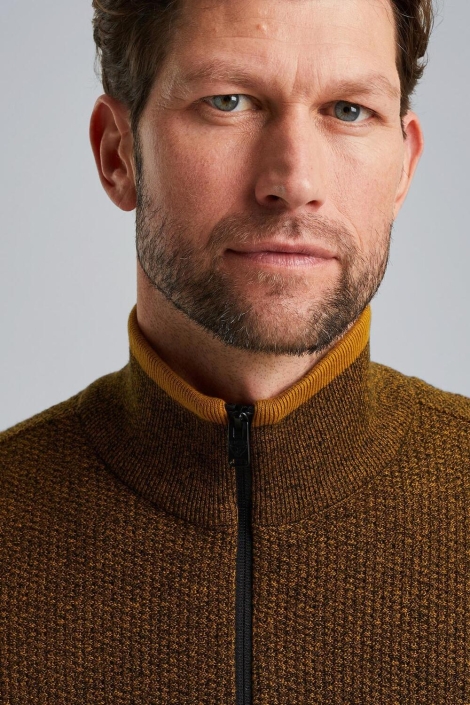 PME legend half zip collar cotton mouline